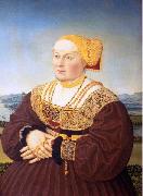 Portrait of Anne von Glauburg, born Knoblauch Conrad Faber von Kreuznach
